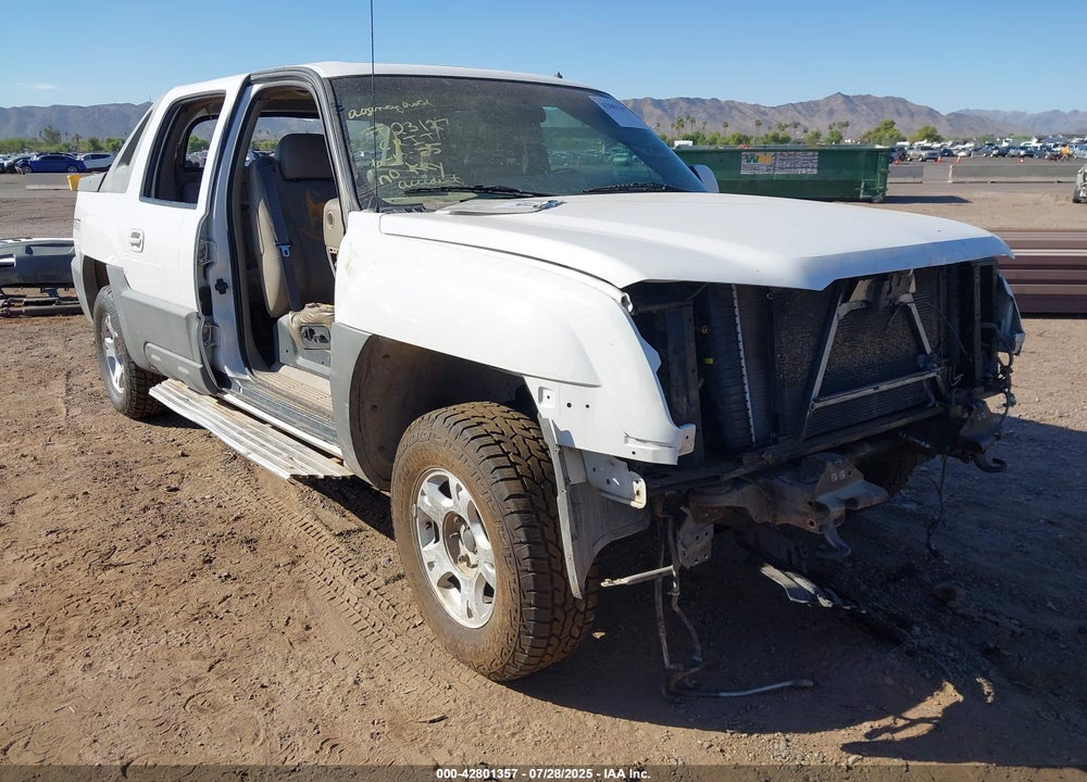 2002 CHEVROLET AVALANCHE 1500 VIN: 3GNEK13T32G139542