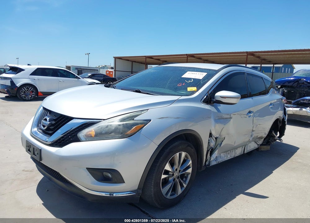 2018 NISSAN MURANO VIN: 5N1AZ2MG2JN116782