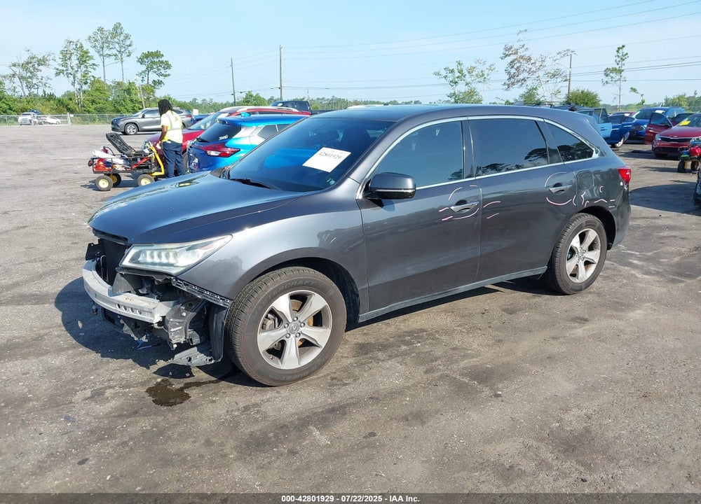 2014 ACURA MDX VIN: 5FRYD3H29EB010838