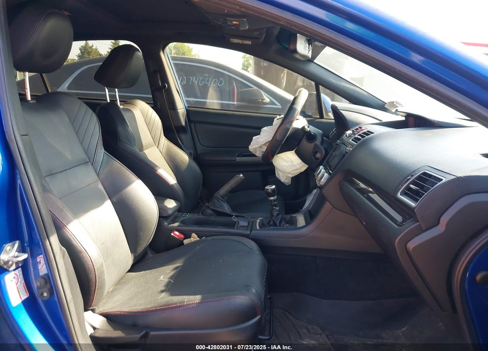2016 SUBARU WRX VIN: JF1VA1L65G9808767