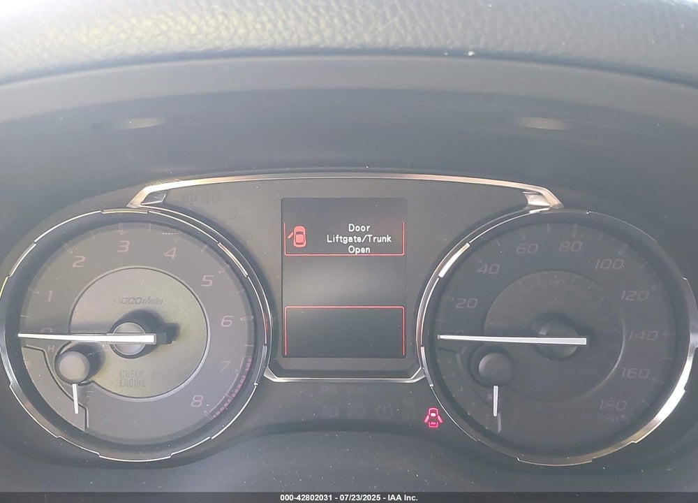 2016 SUBARU WRX VIN: JF1VA1L65G9808767