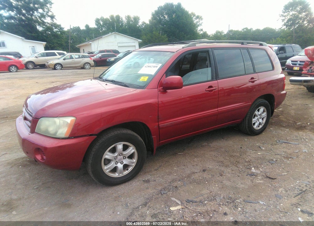 2002 TOYOTA HIGHLANDER VIN: JTEHF21A220062289