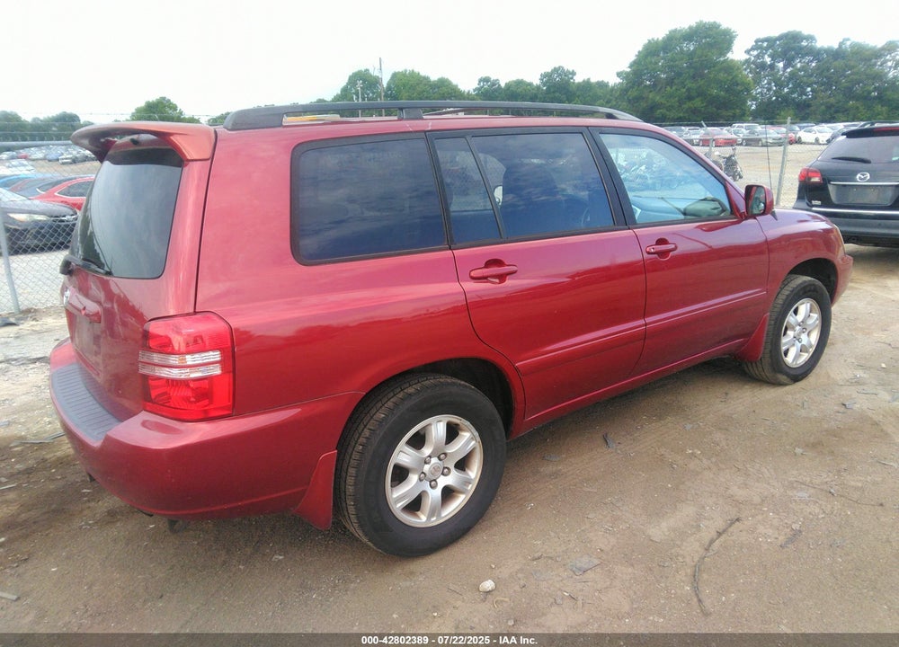 2002 TOYOTA HIGHLANDER VIN: JTEHF21A220062289