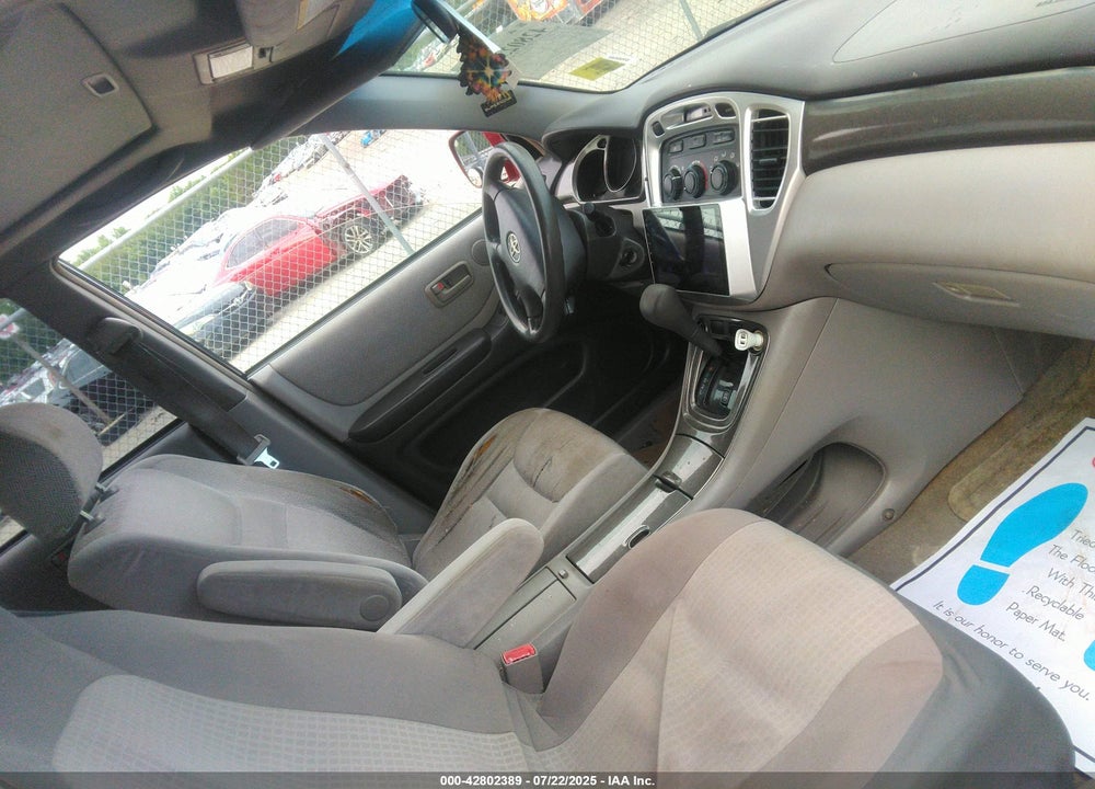 2002 TOYOTA HIGHLANDER VIN: JTEHF21A220062289