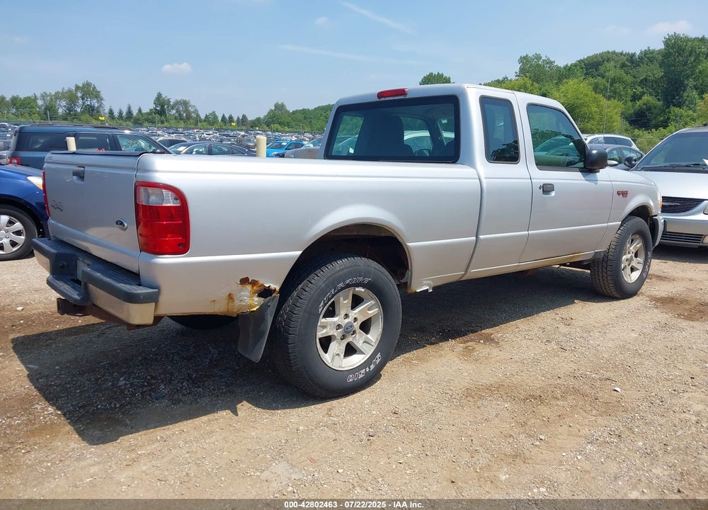 2004 FORD RANGER XLT VIN: 1FTYR15E74PA00626