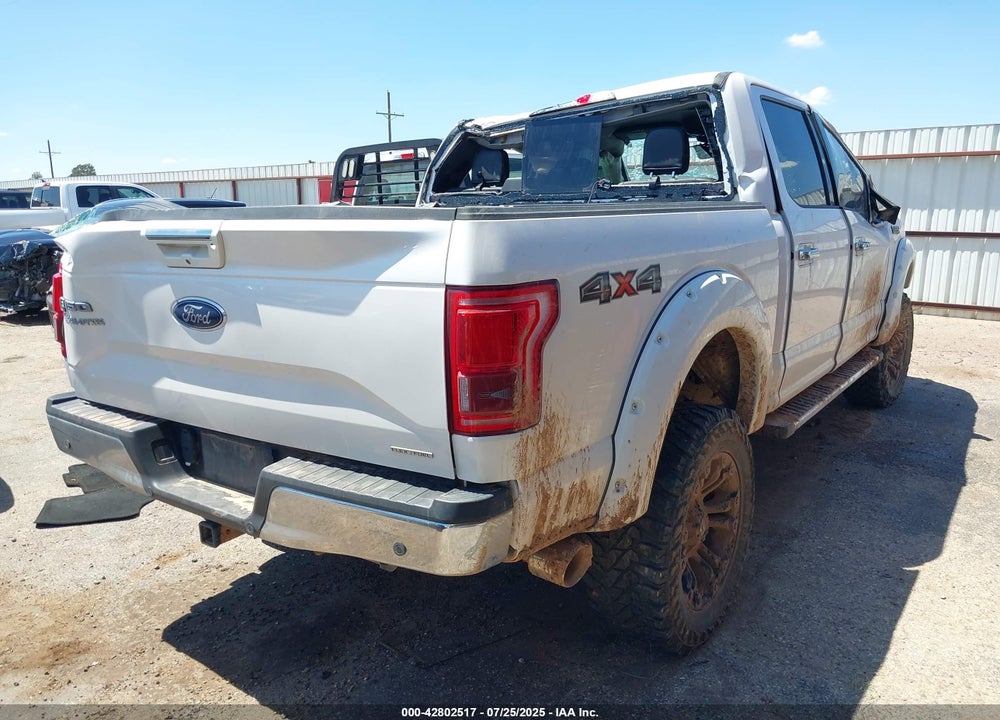 2016 FORD F-150 LARIAT VIN: 1FTEW1EF6GKE93401