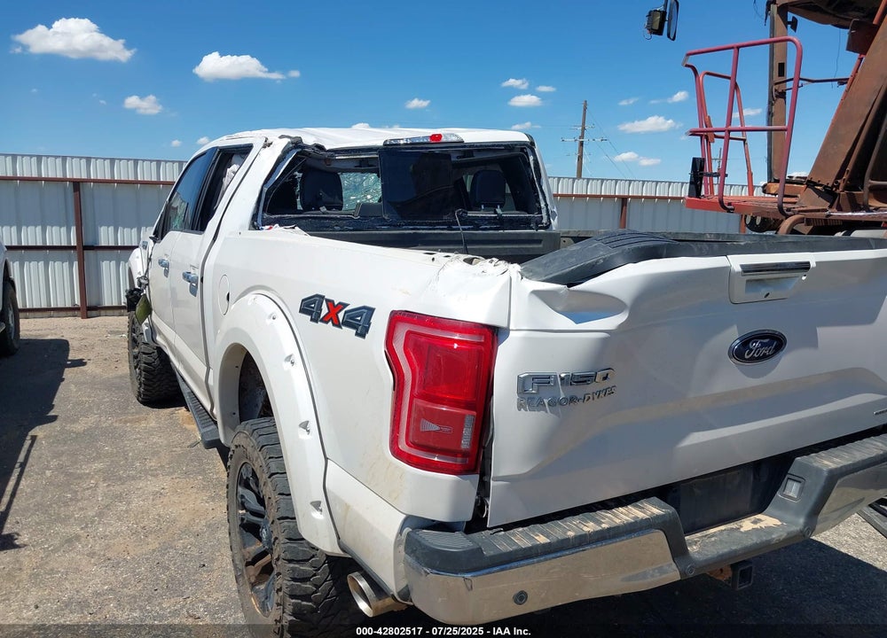 2016 FORD F-150 LARIAT VIN: 1FTEW1EF6GKE93401