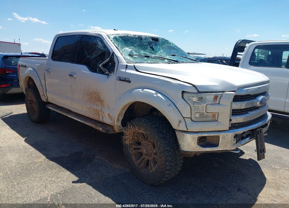 2016 FORD F-150 LARIAT VIN: 1FTEW1EF6GKE93401