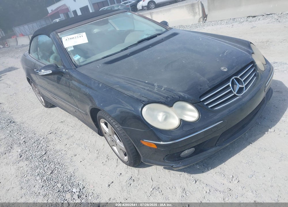 2005 MERCEDES-BENZ CLK 500 VIN: WDBTK75J55F123703