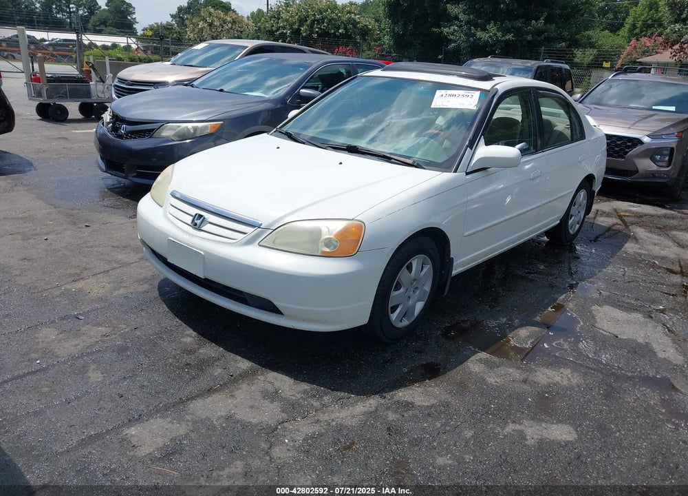 2002 HONDA CIVIC EX VIN: 1HGES26762L079824