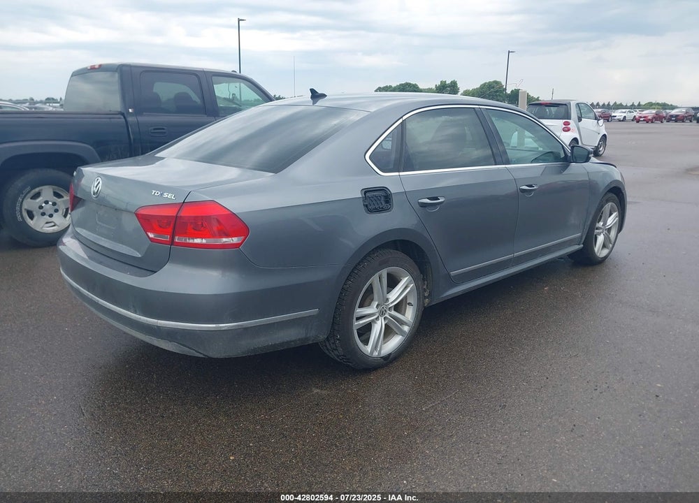 2013 VOLKSWAGEN PASSAT 2.0L TDI SEL PREMIUM VIN: 1VWCN7A34DC096281