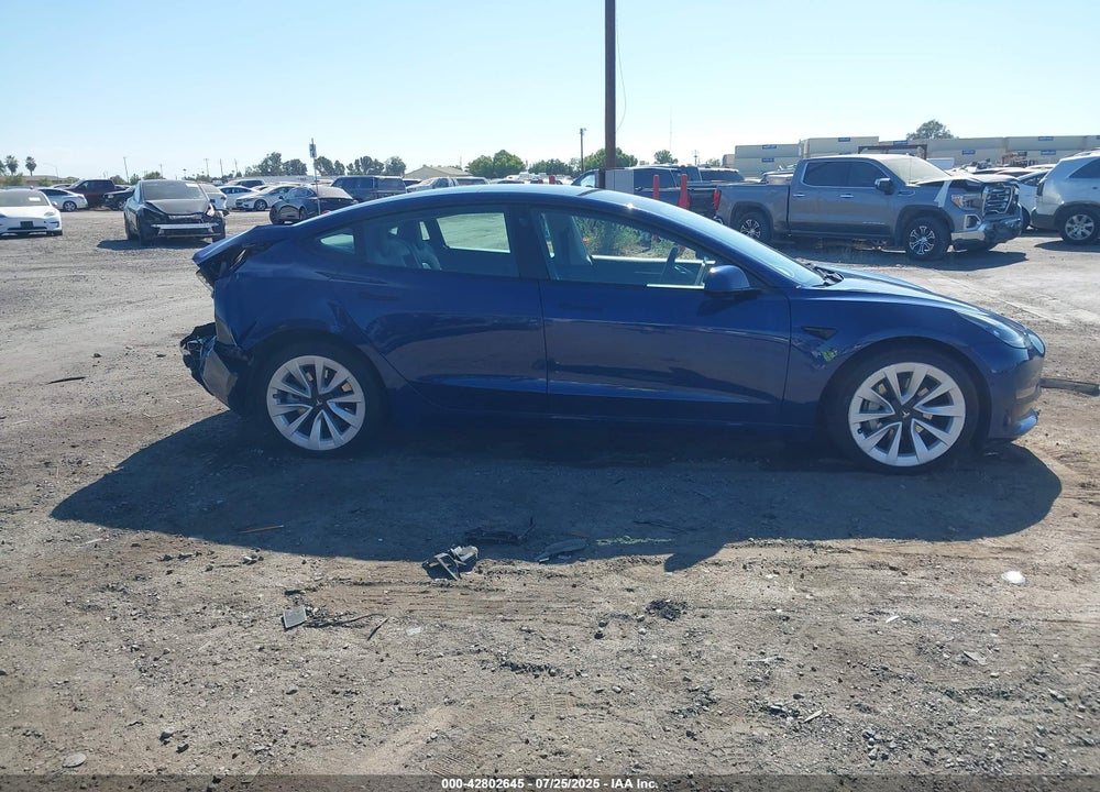 2022 TESLA MODEL 3 LONG RANGE DUAL MOTOR ALL-WHEEL DRIVE VIN: 5YJ3E1EBXNF187545