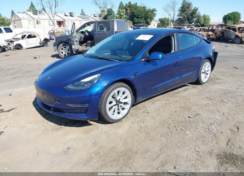 2022 TESLA MODEL 3 LONG RANGE DUAL MOTOR ALL-WHEEL DRIVE VIN: 5YJ3E1EBXNF187545