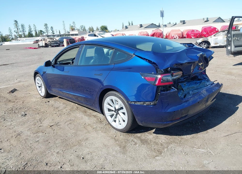 2022 TESLA MODEL 3 LONG RANGE DUAL MOTOR ALL-WHEEL DRIVE VIN: 5YJ3E1EBXNF187545