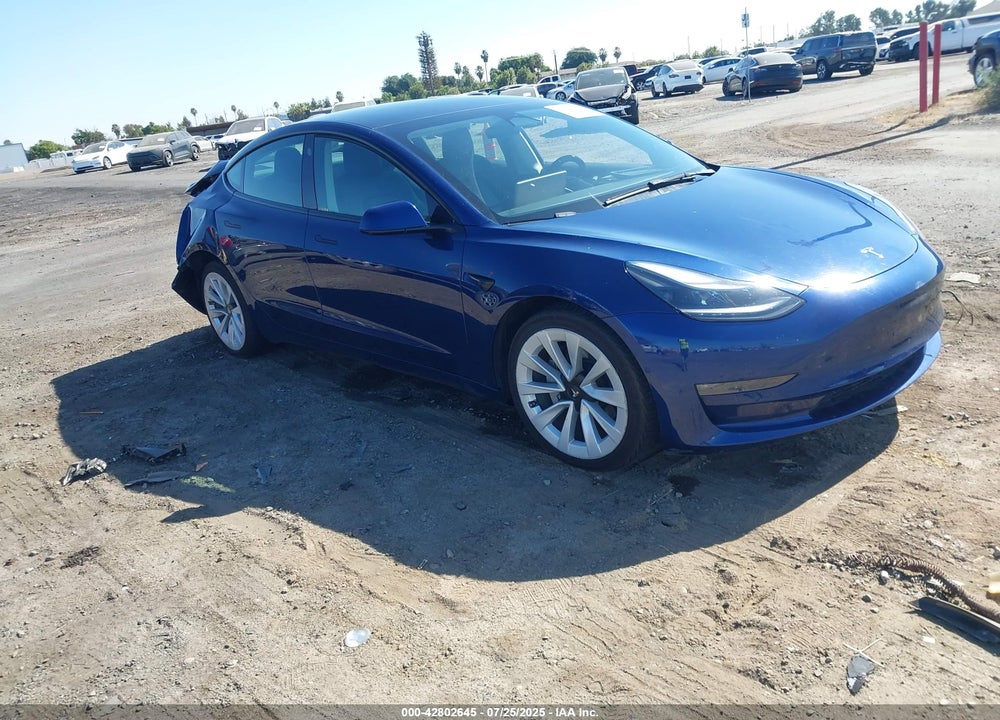 2022 TESLA MODEL 3 LONG RANGE DUAL MOTOR ALL-WHEEL DRIVE VIN: 5YJ3E1EBXNF187545