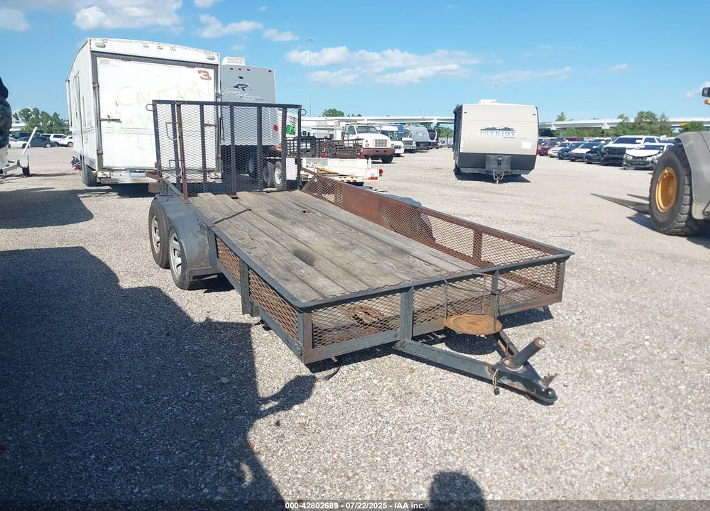 2001 CUSTOM 16' UTILITY TRAILER VIN: BILLOFSALE