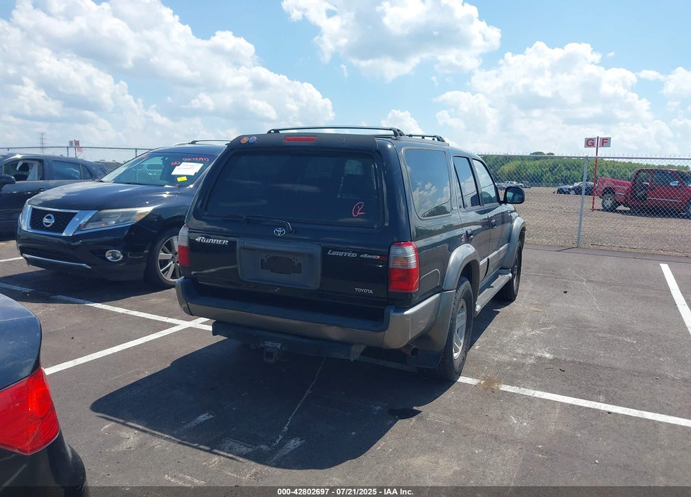 2000 TOYOTA 4RUNNER LIMITED V6 VIN: JT3HN87R2Y9044231
