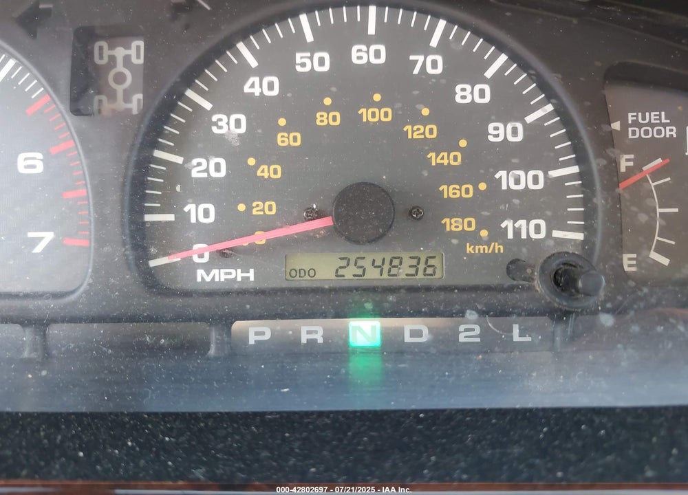 2000 TOYOTA 4RUNNER LIMITED V6 VIN: JT3HN87R2Y9044231