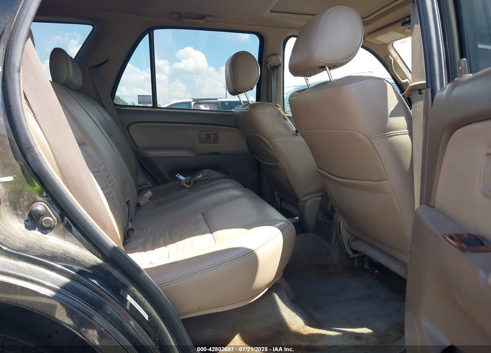 2000 TOYOTA 4RUNNER LIMITED V6 VIN: JT3HN87R2Y9044231