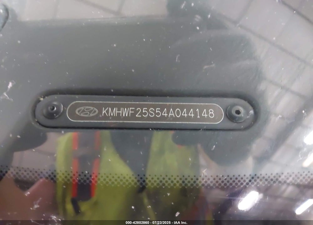 2004 HYUNDAI SONATA VIN: KMHWF25S54A044148