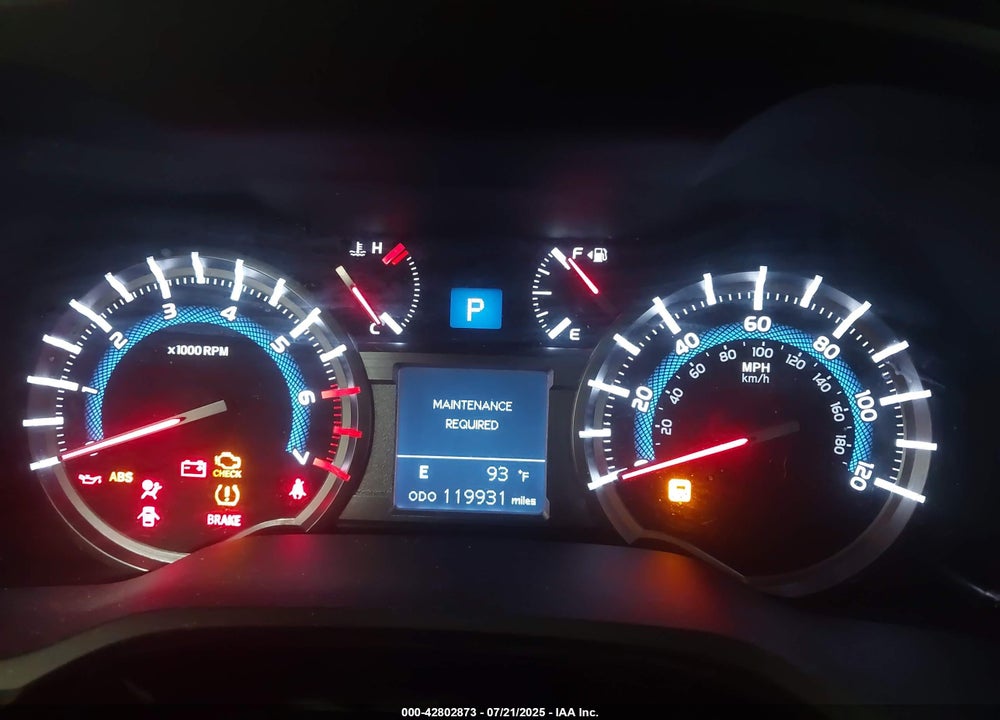 2017 TOYOTA 4RUNNER LIMITED VIN: JTEZU5JR4H5161368