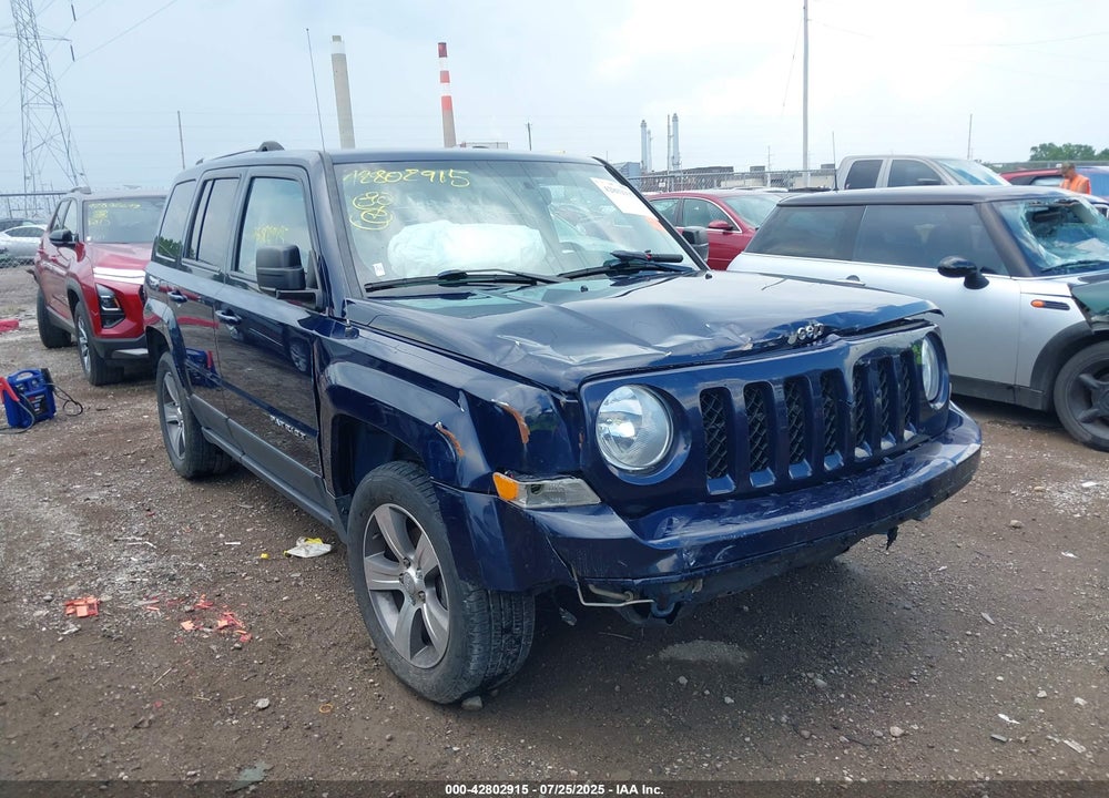 2017 JEEP PATRIOT VIN: 1C4NJRFB4HD133414