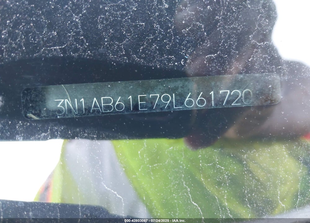 2009 NISSAN SENTRA VIN: 3N1AB61E79L661720