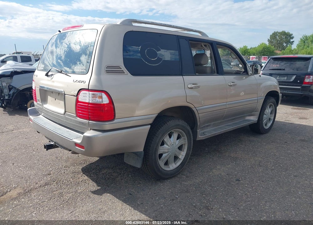 1999 LEXUS LX 470 VIN: JT6HT00W6X0074930
