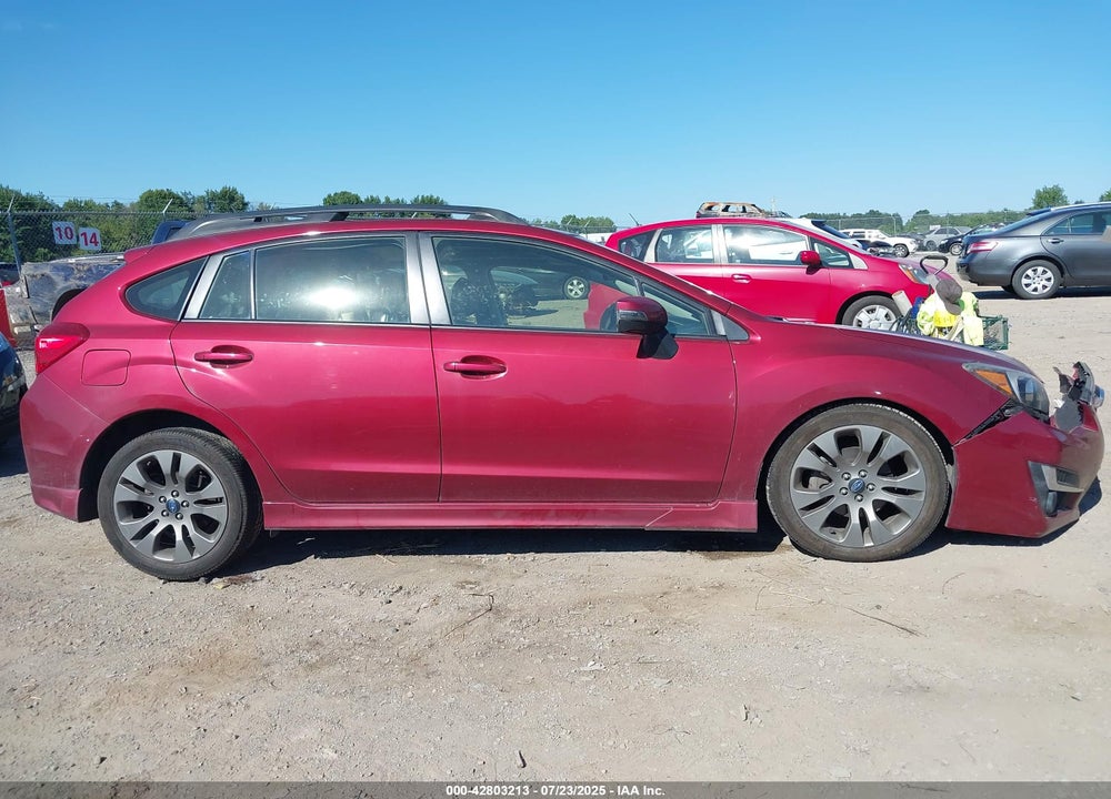 2015 SUBARU IMPREZA VIN: JF1GPAW65F8296158