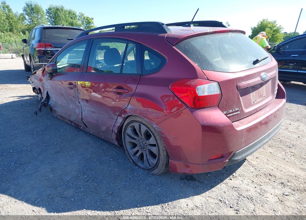 2015 SUBARU IMPREZA VIN: JF1GPAW65F8296158