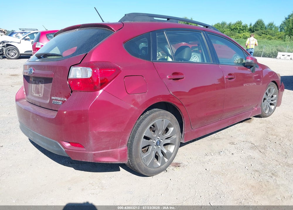 2015 SUBARU IMPREZA VIN: JF1GPAW65F8296158