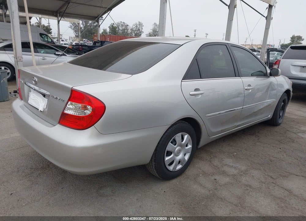 2004 TOYOTA CAMRY LE VIN: 4T1BE32K34U281540