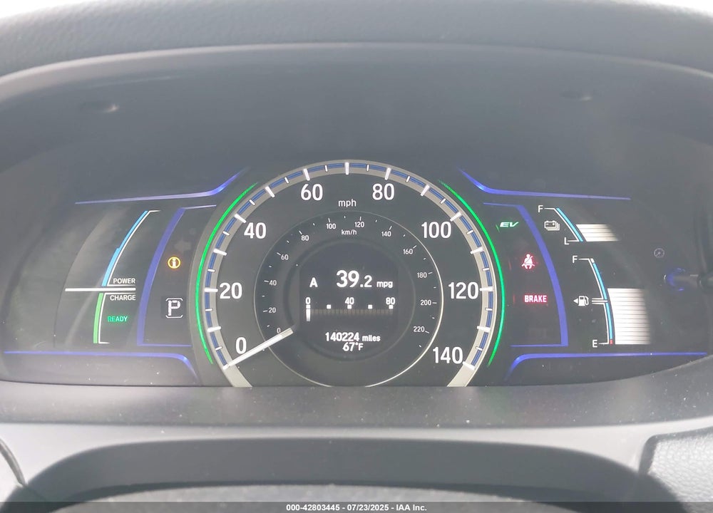 2014 HONDA ACCORD HYBRID EX-L VIN: 1HGCR6F57EA005014