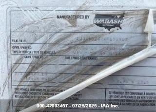 1999 WABASH NATIONAL CORP SEMI TRAILER VIN: 1JJV532W2XF600902