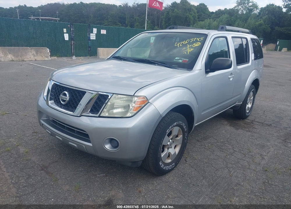 2010 NISSAN PATHFINDER VIN: 5N1AR1NB5AC623796