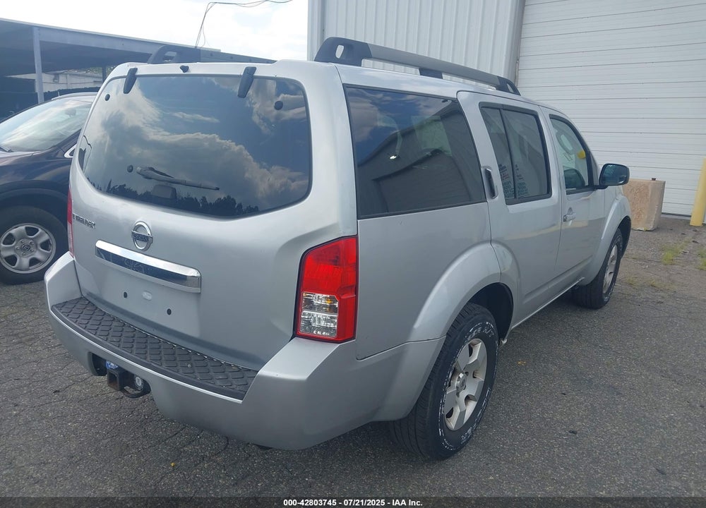 2010 NISSAN PATHFINDER VIN: 5N1AR1NB5AC623796