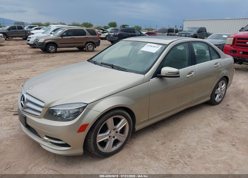 2011 MERCEDES-BENZ C CLASS VIN: WDDGF5EB8BR184662