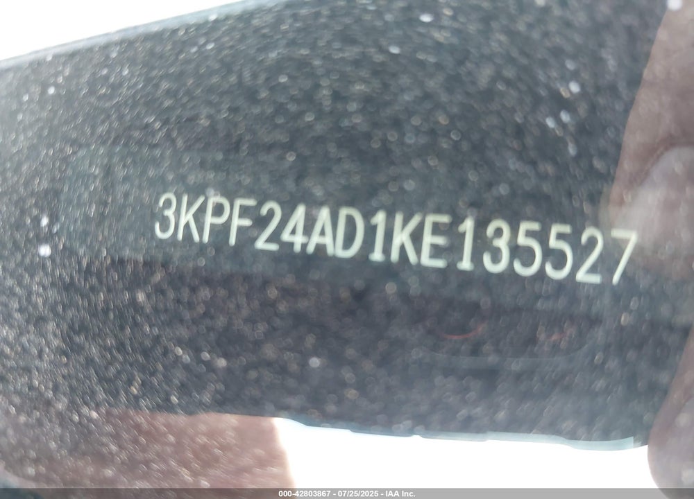 2019 KIA FORTE VIN: 3KPF24AD1KE135527