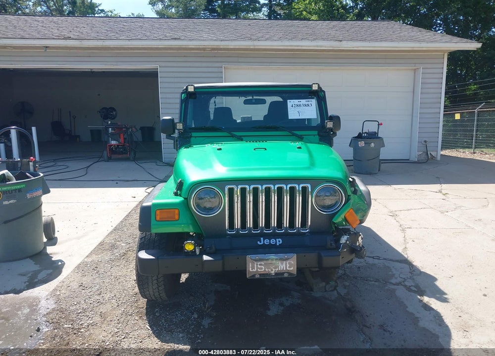 2005 JEEP WRANGLER X VIN: 1J4FA39SX5P330718