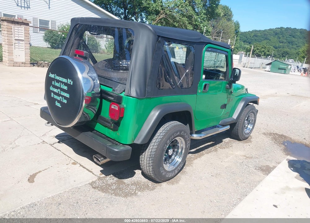 2005 JEEP WRANGLER X VIN: 1J4FA39SX5P330718