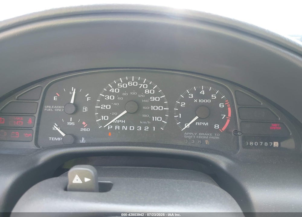 1998 CHEVROLET CAVALIER Z24 VIN: 1G1JF12T0W7105212