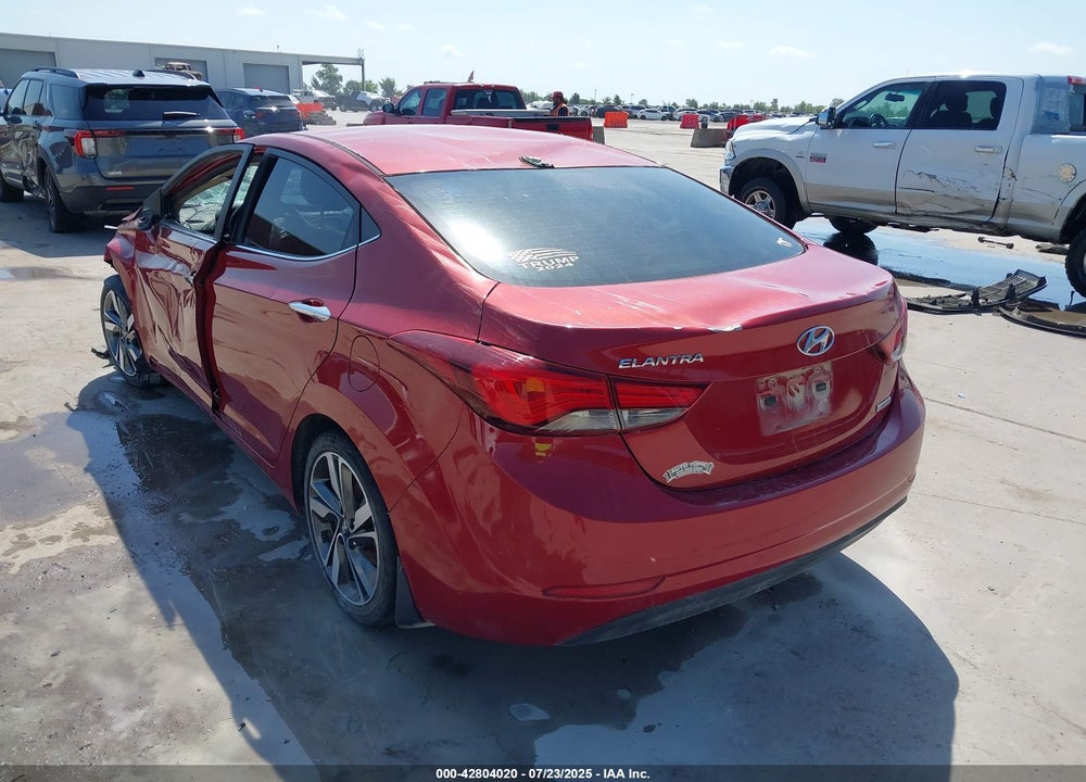 2016 HYUNDAI ELANTRA VIN: KMHDH4AE5GU598628