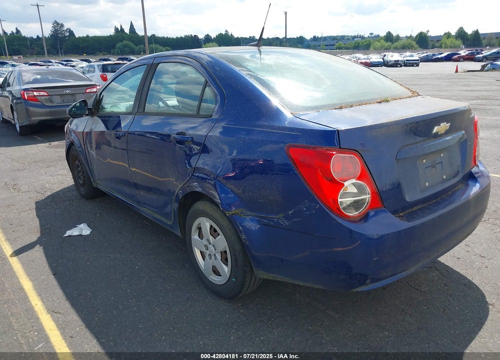 2013 CHEVROLET SONIC VIN: 1G1JB5SG3D4132604