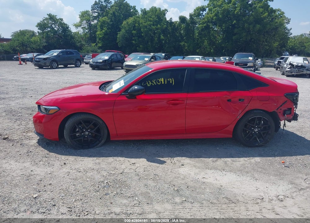 2025 HONDA CIVIC VIN: 2HGFE2F53SH590558