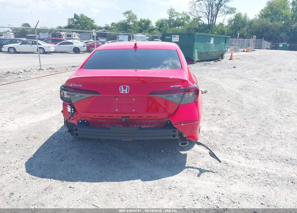 2025 HONDA CIVIC VIN: 2HGFE2F53SH590558