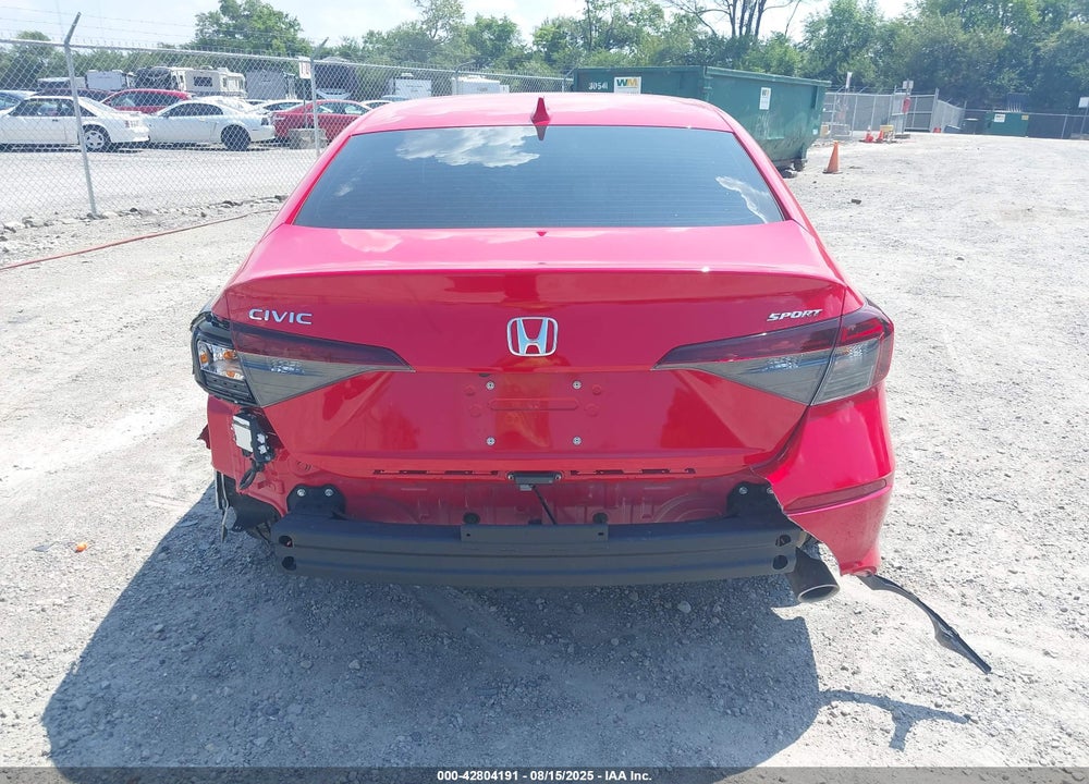 2025 HONDA CIVIC VIN: 2HGFE2F53SH590558