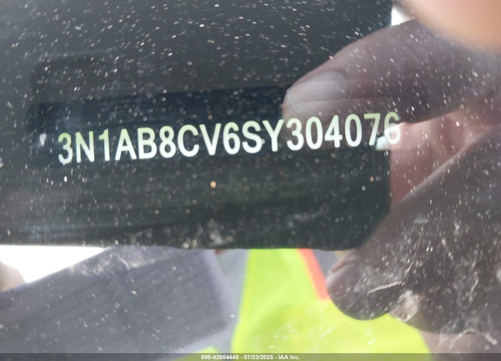 2025 NISSAN SENTRA VIN: 3N1AB8CV6SY304076