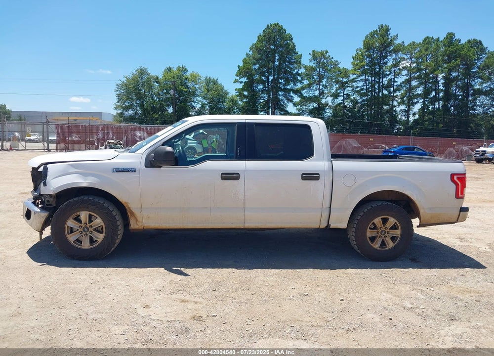 2017 FORD F-150 VIN: 1FTEW1C80HKC75542