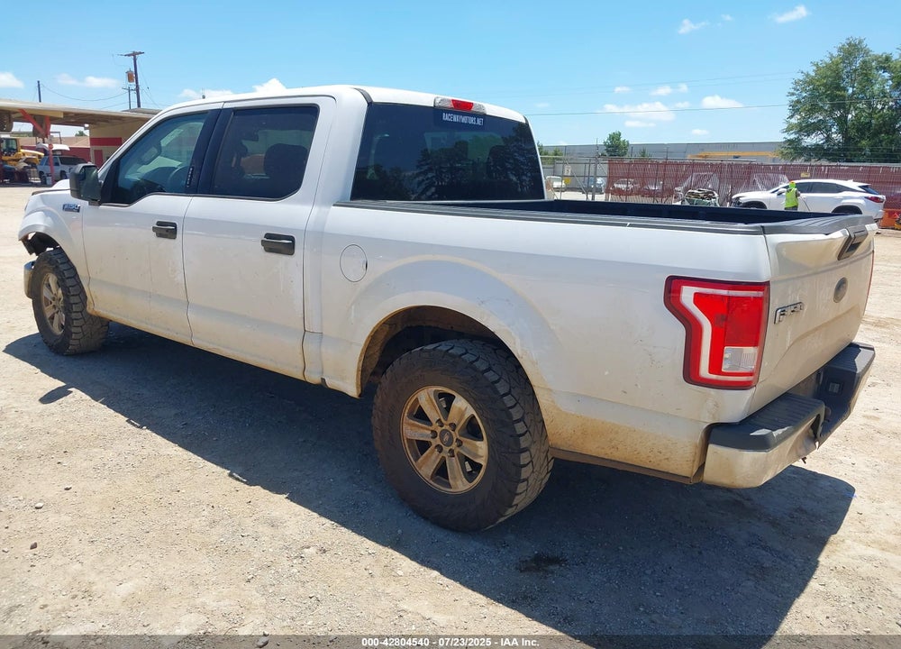2017 FORD F-150 VIN: 1FTEW1C80HKC75542
