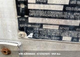 1999 TRAILMOBILE SEMI TRAILER VIN: 1PT01JAH6X9004244
